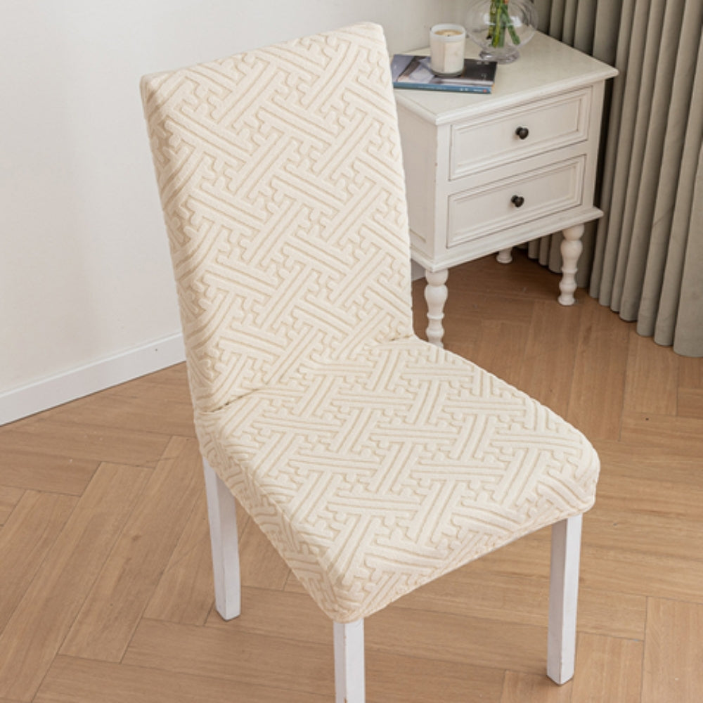 Silvra Elastic Lattice Dining Chair Cover