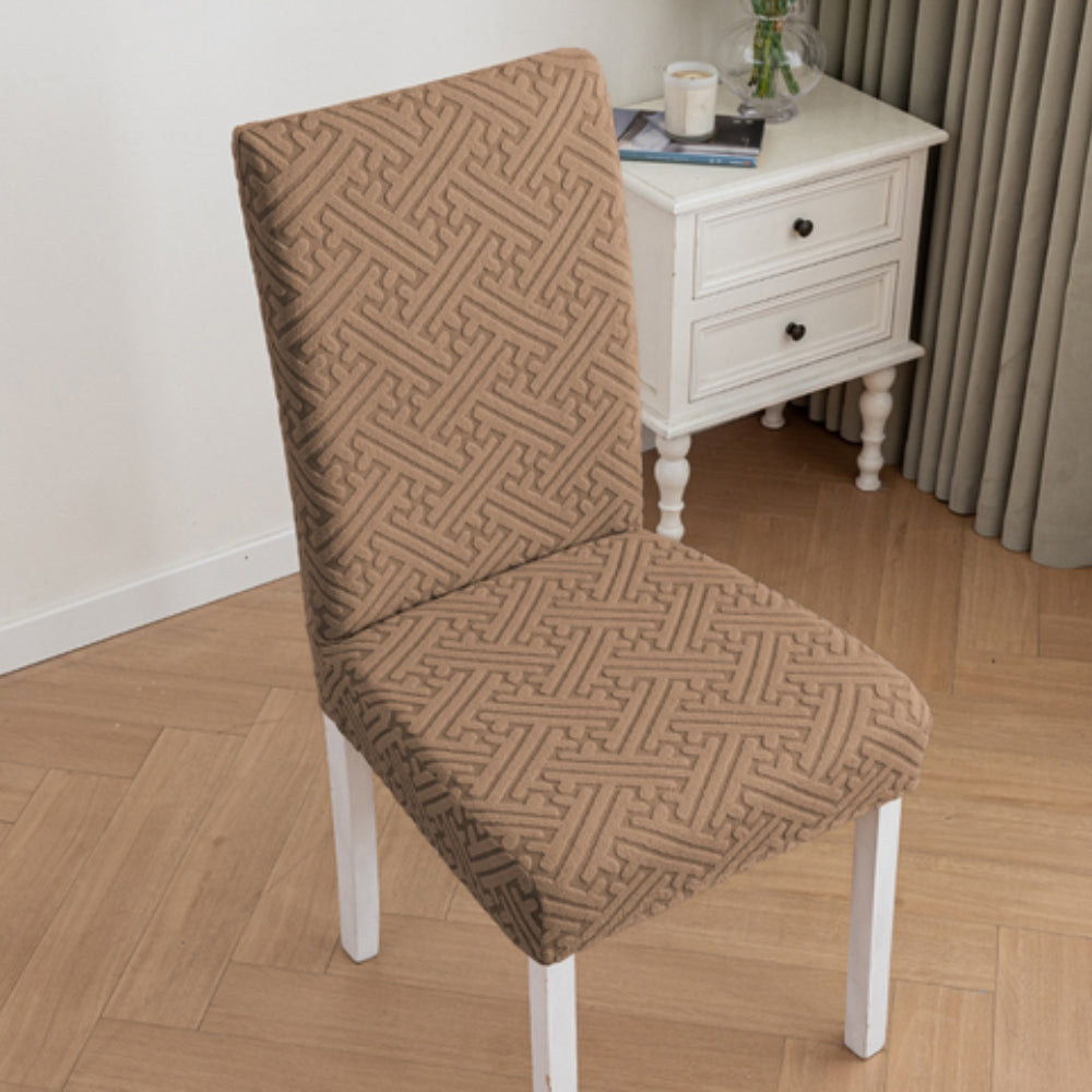 Silvra Elastic Lattice Dining Chair Cover