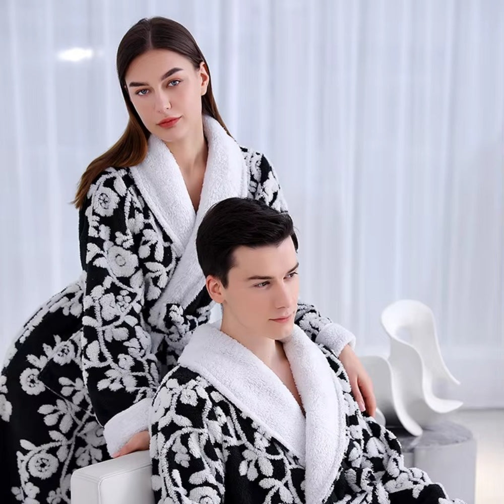 Solane Luxe Jacquard Bathrobe