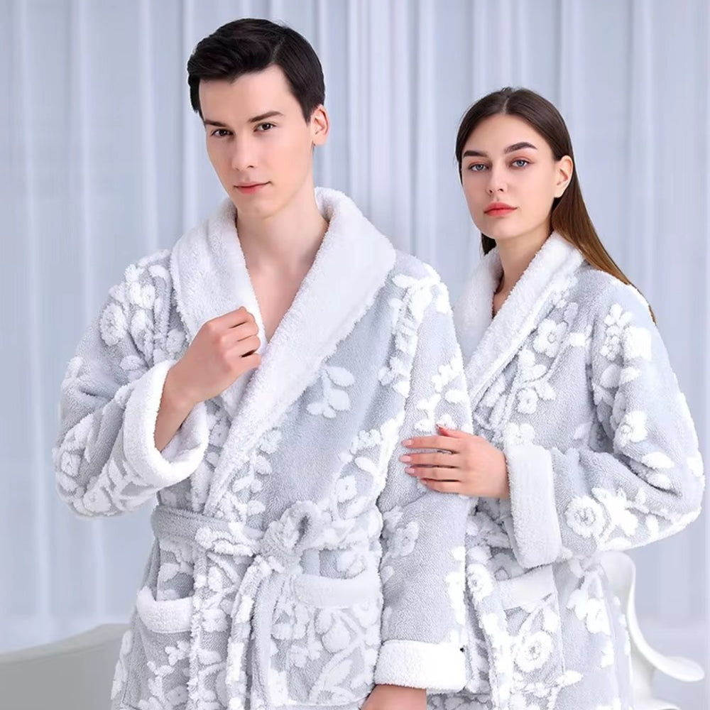 Solane Luxe Jacquard Bathrobe