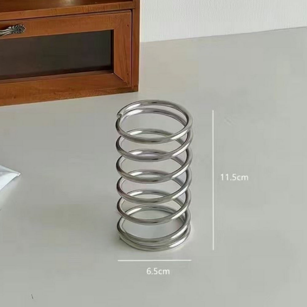 Stainless Steel Spiral Toothbrush Holder