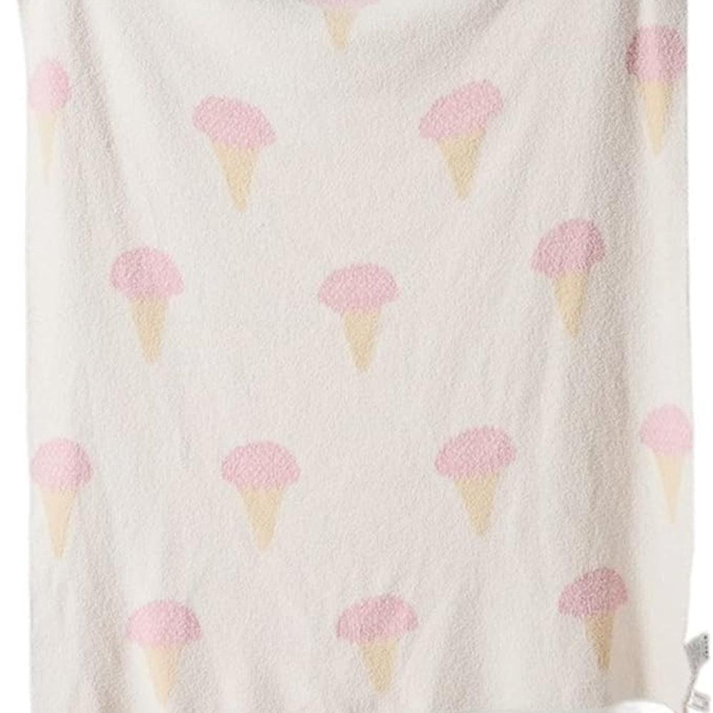 Sucrée Icecream Soft Knit Throw Blanket