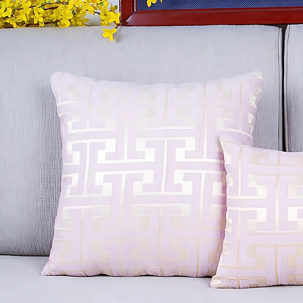 Timeless Maze Pattern Cushion Cover