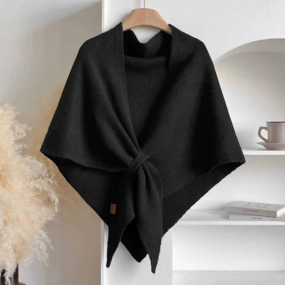 Triangle Soft Poncho Shawl Cape