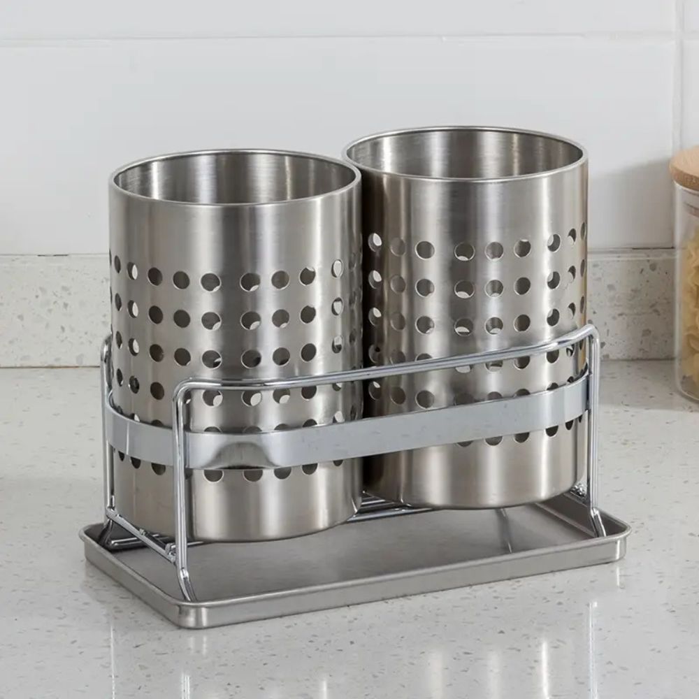 Trivent Stainless Kitchen Cutlery Organizer