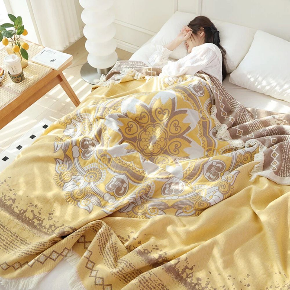 Wander Cotton Boho Mandala Blanket