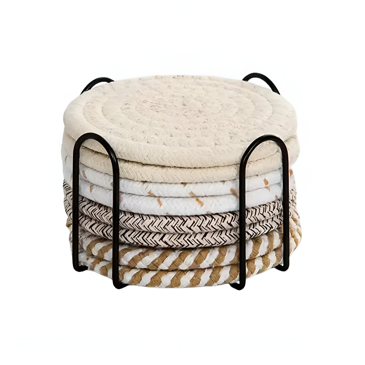 Woven Whirl Coaster Set