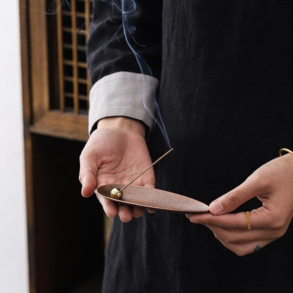 Zen Alloy Bead Incense Holder