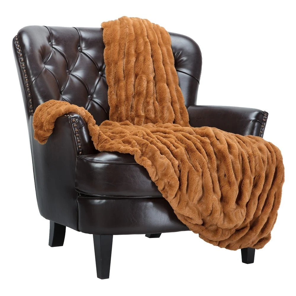 Chic Casa Faux Fur Blanket